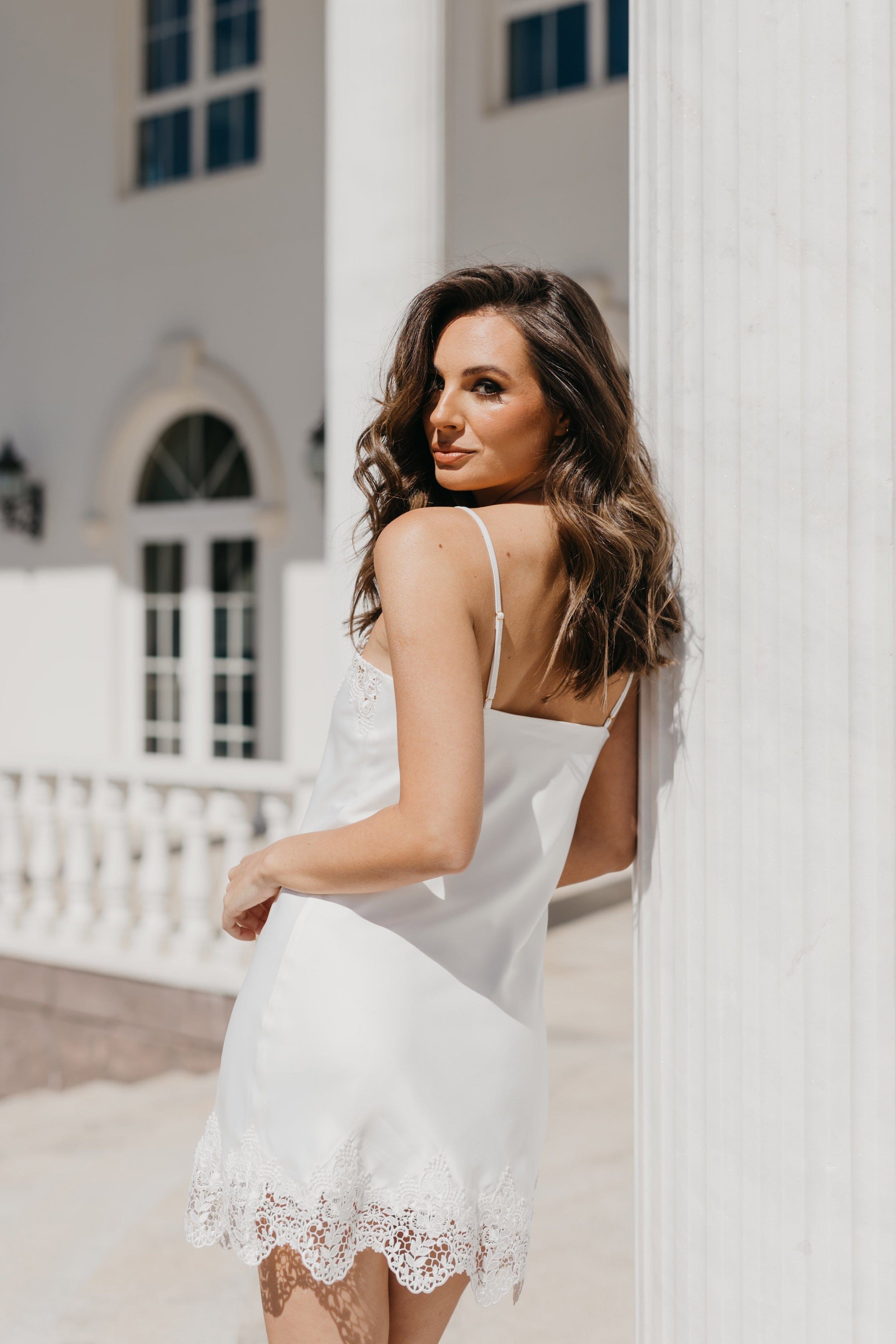 Hallie Lace Trim Bridal Slip - Elegant Wedding Undergarment for Brides, Perfect for Wedding Dresses & Special Occasions