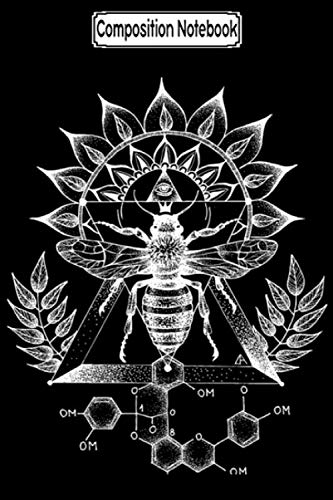Queen Bee Black Composition Notebook - 6x9 Inches, 100 Pages, Lined Ruled Paper for School, College & Office | Perfect for Note Taking, Journaling & Creative Writing