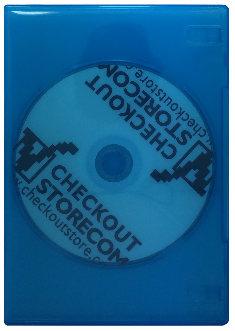(200 Pack) Premium Slimline Single 1-Disc DVD Cases 7mm - Clear Blue | Durable Plastic Storage for Movies, Games & Media Collections | Perfect for Home Theater, Video Archives & Retail Displays