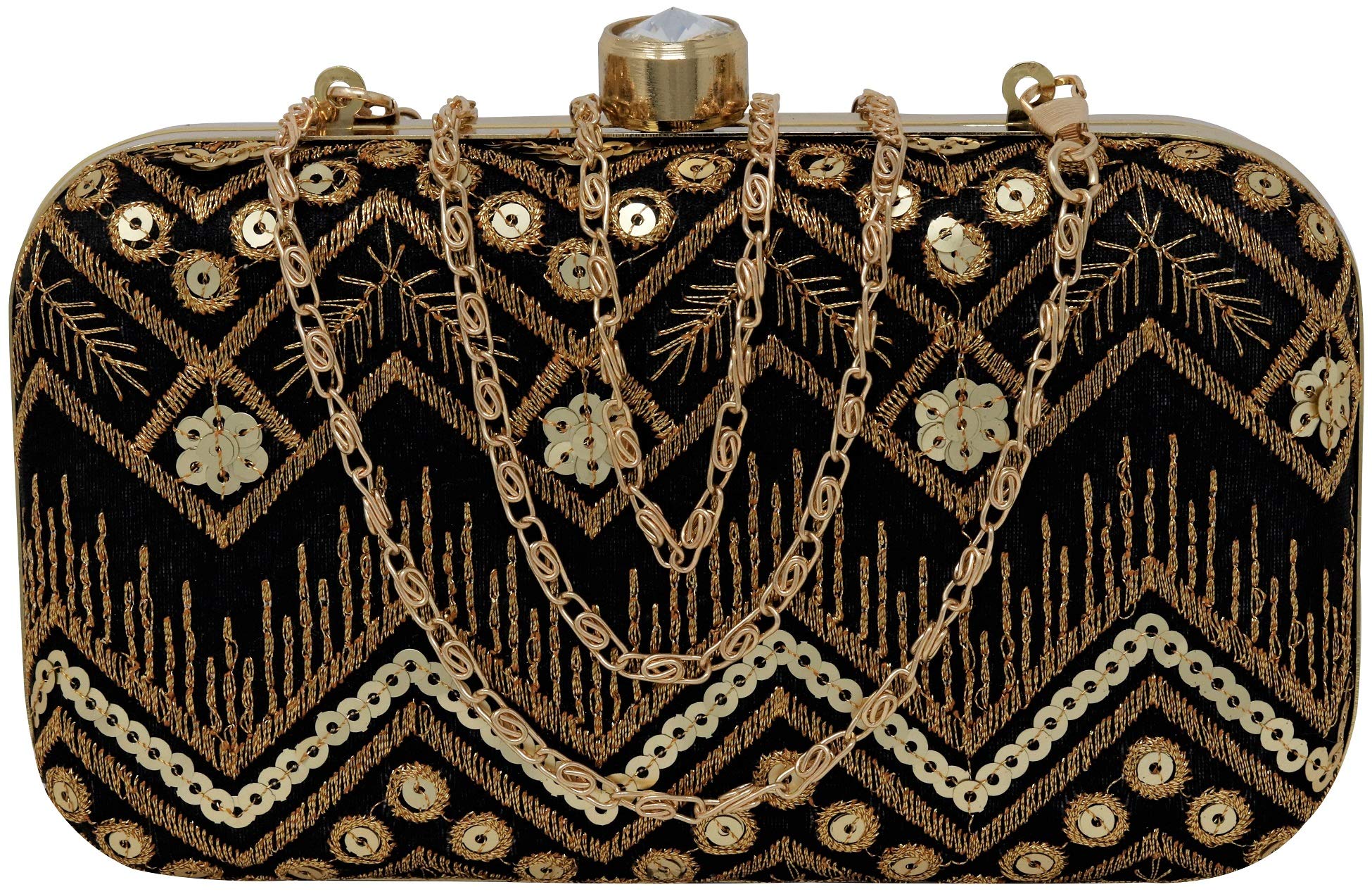 AILTINO Women's and Girls' Elegant Box Clutch Purse - Perfect for Parties, Weddings, and Evening Events
