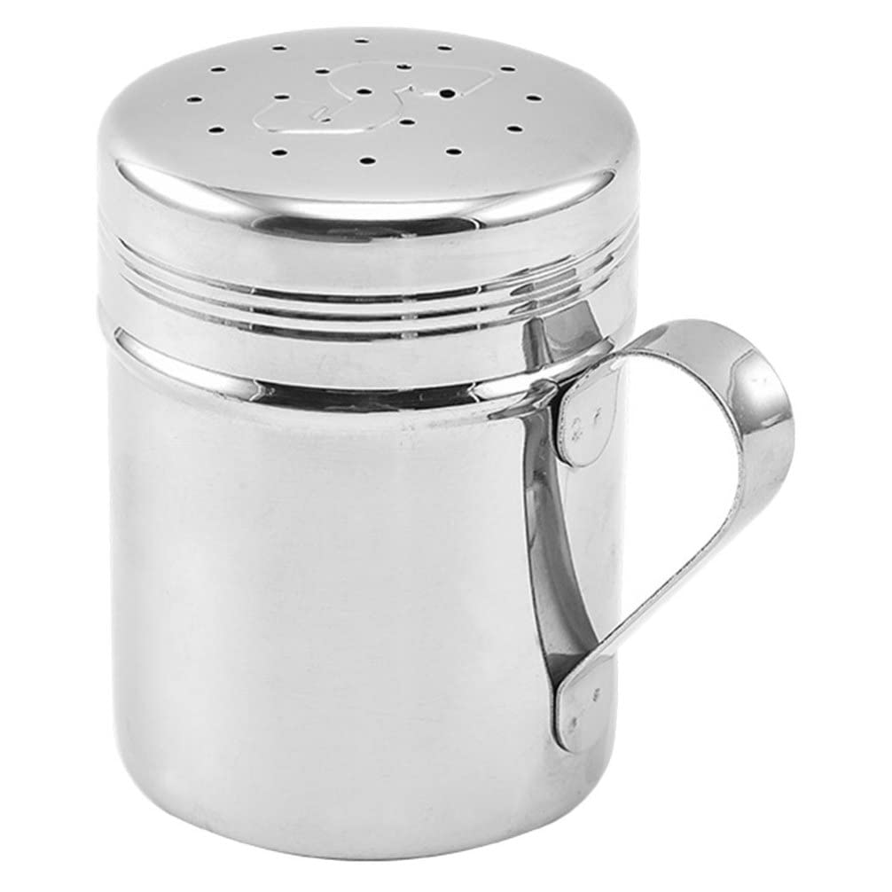 Premium Stainless Steel Salt and Pepper Shakers Set - 2 Pack Spice Containers with Adjustable Pour Lids for Kitchen, Dining Table, BBQ, Camping & Travel