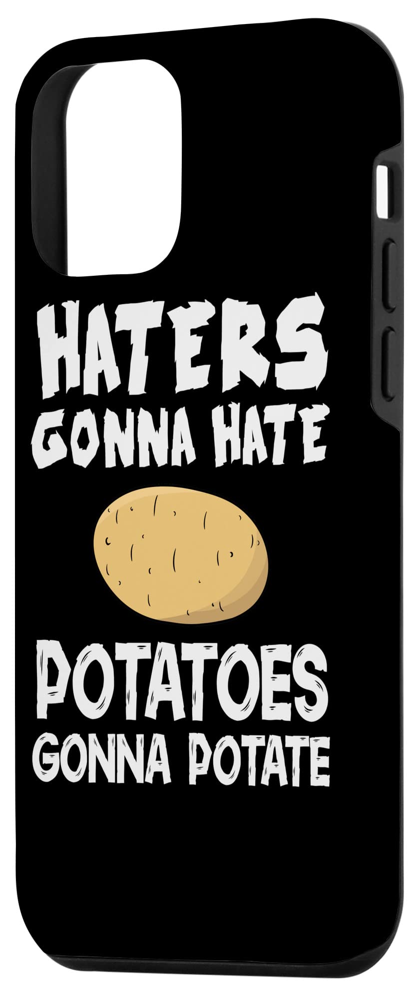 iPhone 12 Mini Protective Case - Funny 'Haters Gonna Hate' Design - Perfect Gift for Apple Fans - Durable Phone Cover for Everyday Use & Travel