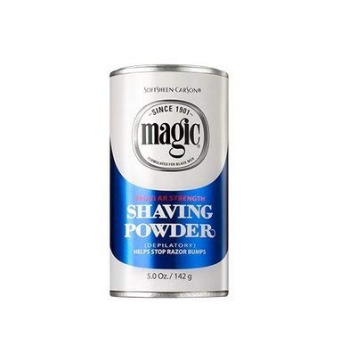 Magic Shaving Powder Regular Strength 5 oz - Ultra Smooth Hair Removal for Men & Women | Perfect for Sensitive Skin, Bikini Line, Legs & Face