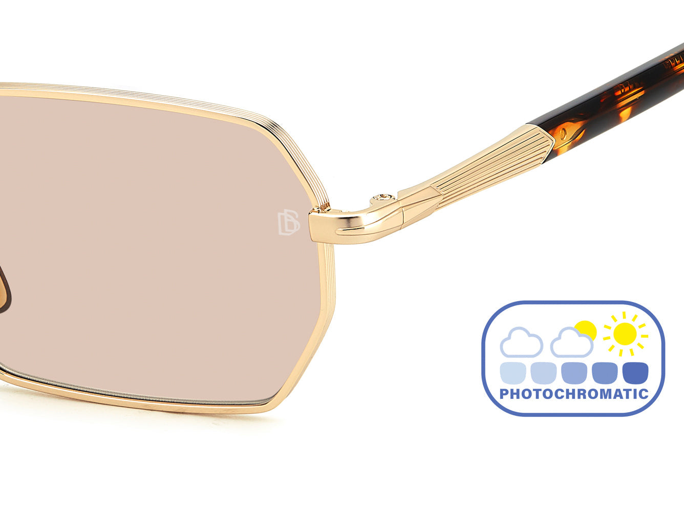 David Beckham DB1174/S Sunglasses - Polarized Aviator Style for Men & Women - UV Protection, Fashionable & Durable - Perfect for Driving, Travel & Outdoor Activities