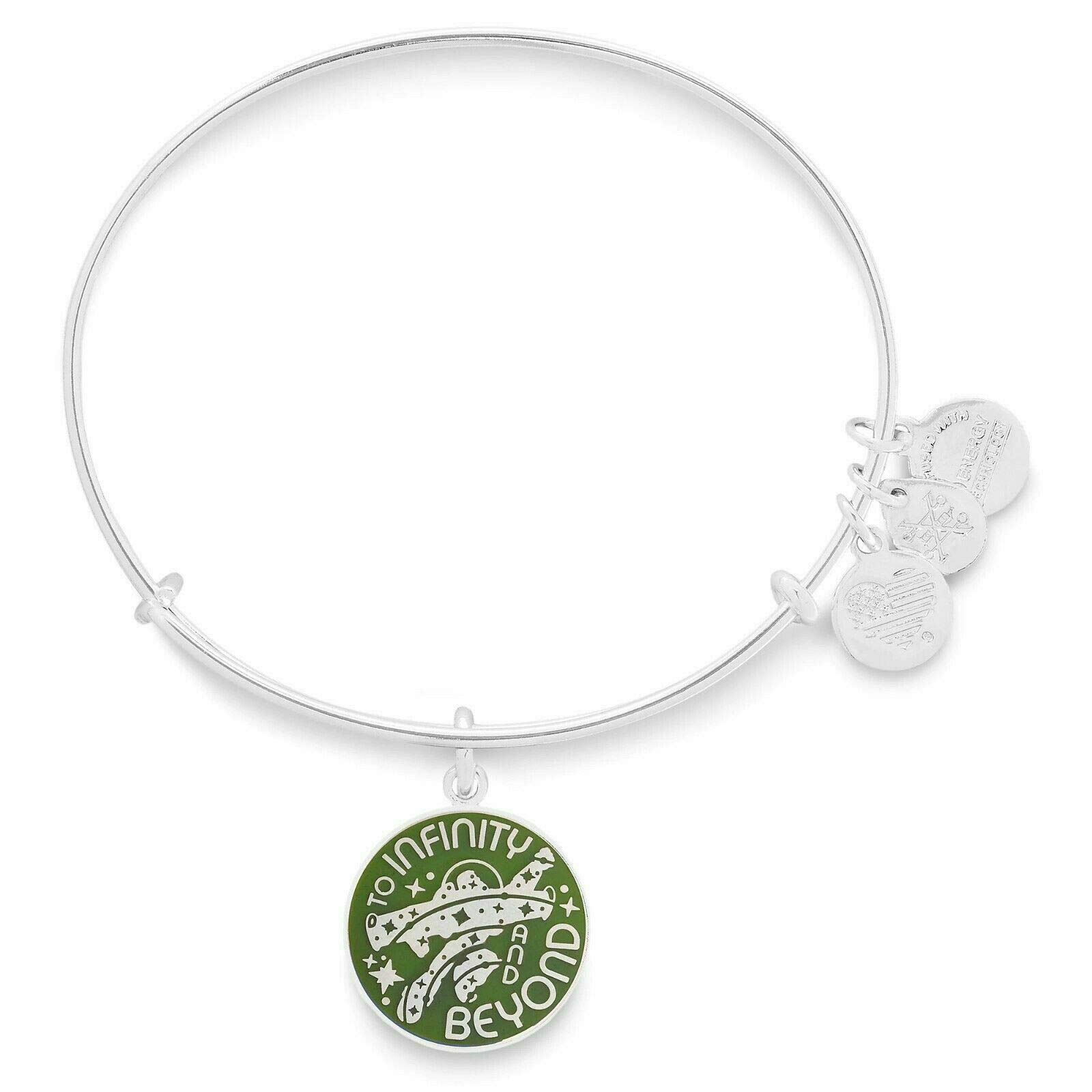 Disney Toy Story Buzz Lightyear Silver Bangle Bracelet - Infinity & Beyond Space Adventure Jewelry for Kids & Fans | Perfect for Cosplay, Birthday Gifts & Disney Theme Parties