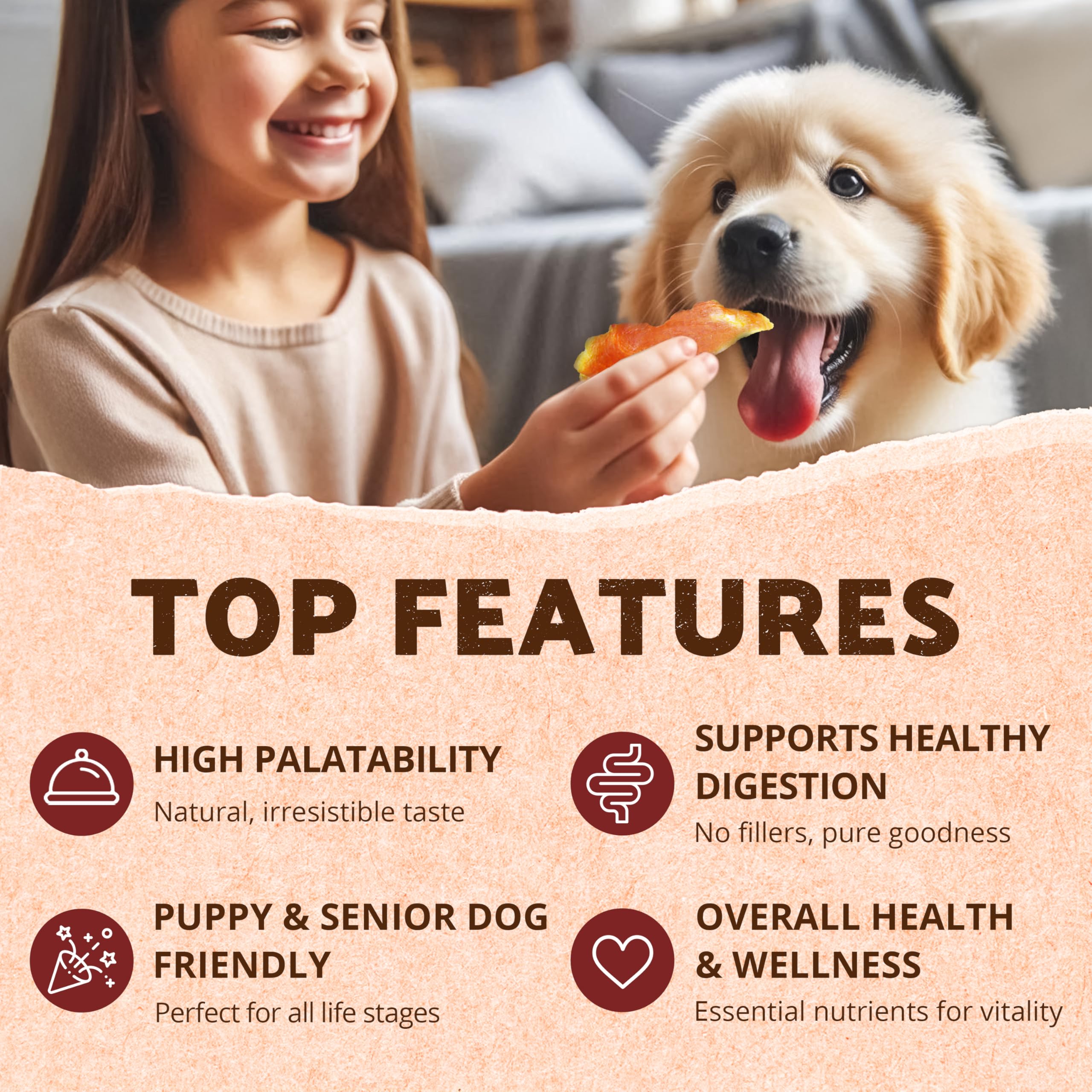 Afreschi Natural Turkey Jerky Dog Treats – 4 oz | USA-Sourced, Hypoallergenic, High-Protein & Low-Fat | Healthy Digestible Puppy Training Snacks for Small & Large Dogs | Perfect for Rewards, Travel & Outdoor Adventures