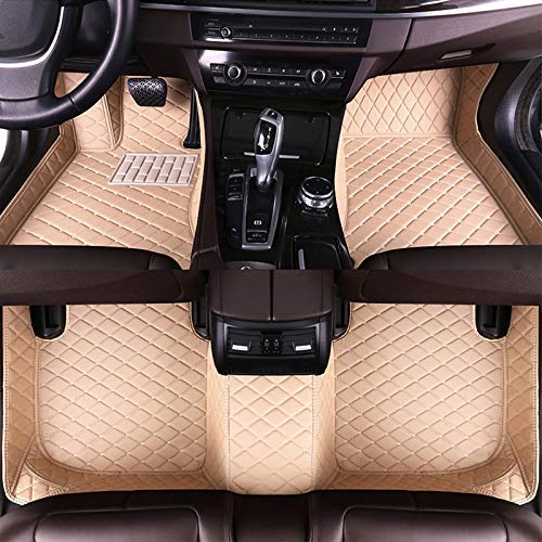 Beige dimond floor mat