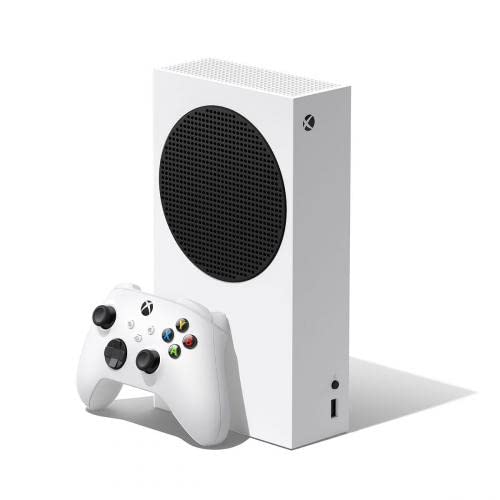Microsoft Xbox Series S 512GB SSD Gaming Console with Wireless Controller - 120FPS, 10GB RAM, HDR, Velocity Architecture - Perfect for 4K Streaming, Online Multiplayer & Family Entertainment