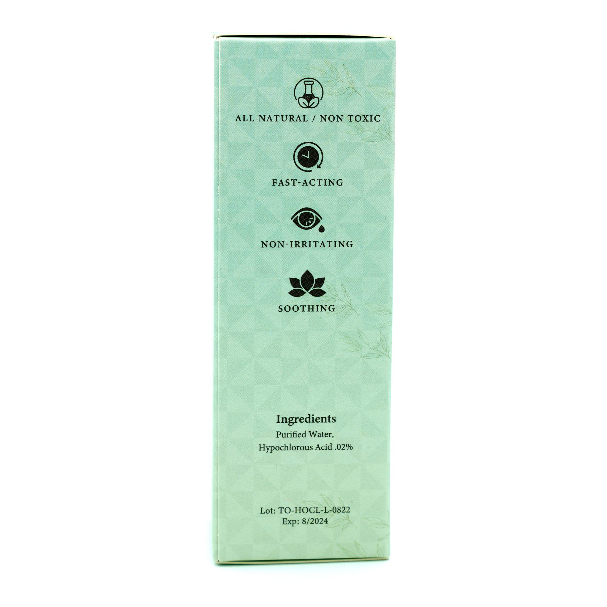 **Hypochlorous Acid .02% Eyelid & Lash Cleansing Gel – All Natural, Fast Acting, Non-Irritating – Removes Makeup, Dirt, Debris & Oil – 100% Vegan – Perfect for Sensitive Eyes & Daily Eyelid Hygiene**