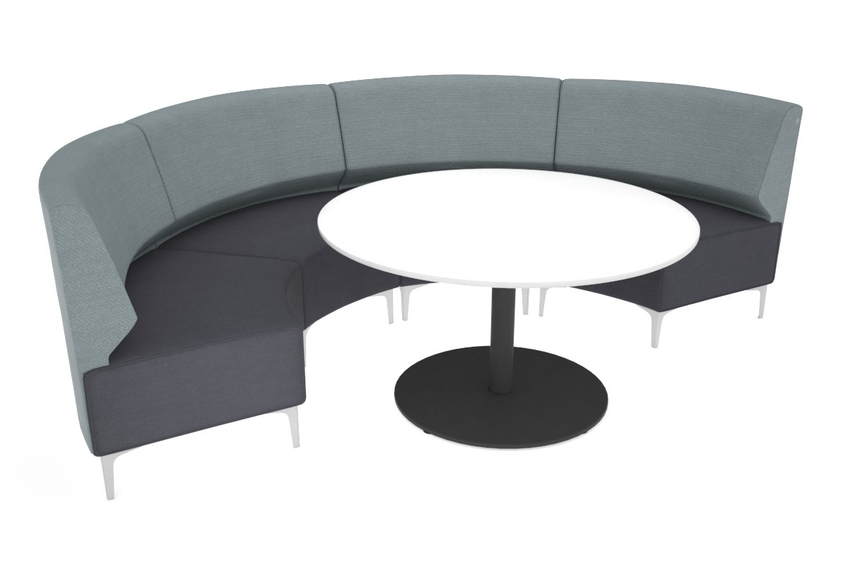 Mondo Half Circle Lounge Chair - Modern Accent Chair for Living Room, Bedroom, or Office - Perfect for Relaxing, Reading, and Lounging