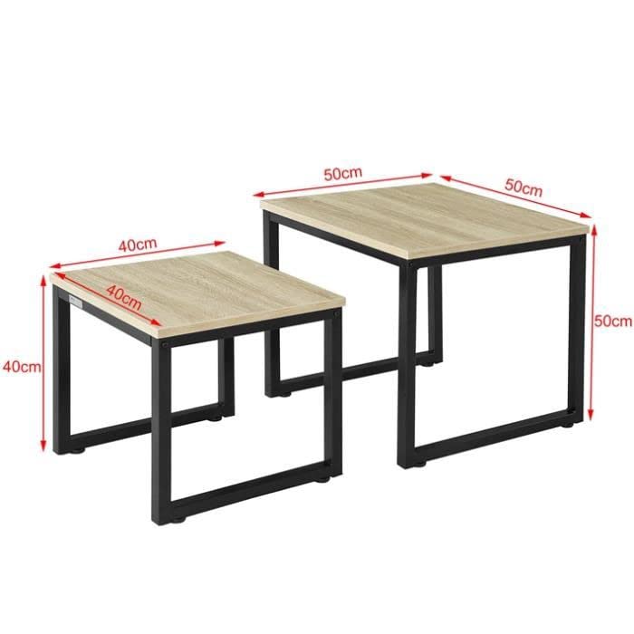 Modern Nordic Square Coffee Table - Light Luxury Living Room & Kitchen Side Table, End Table for Cafe, Tea, and Home Decor