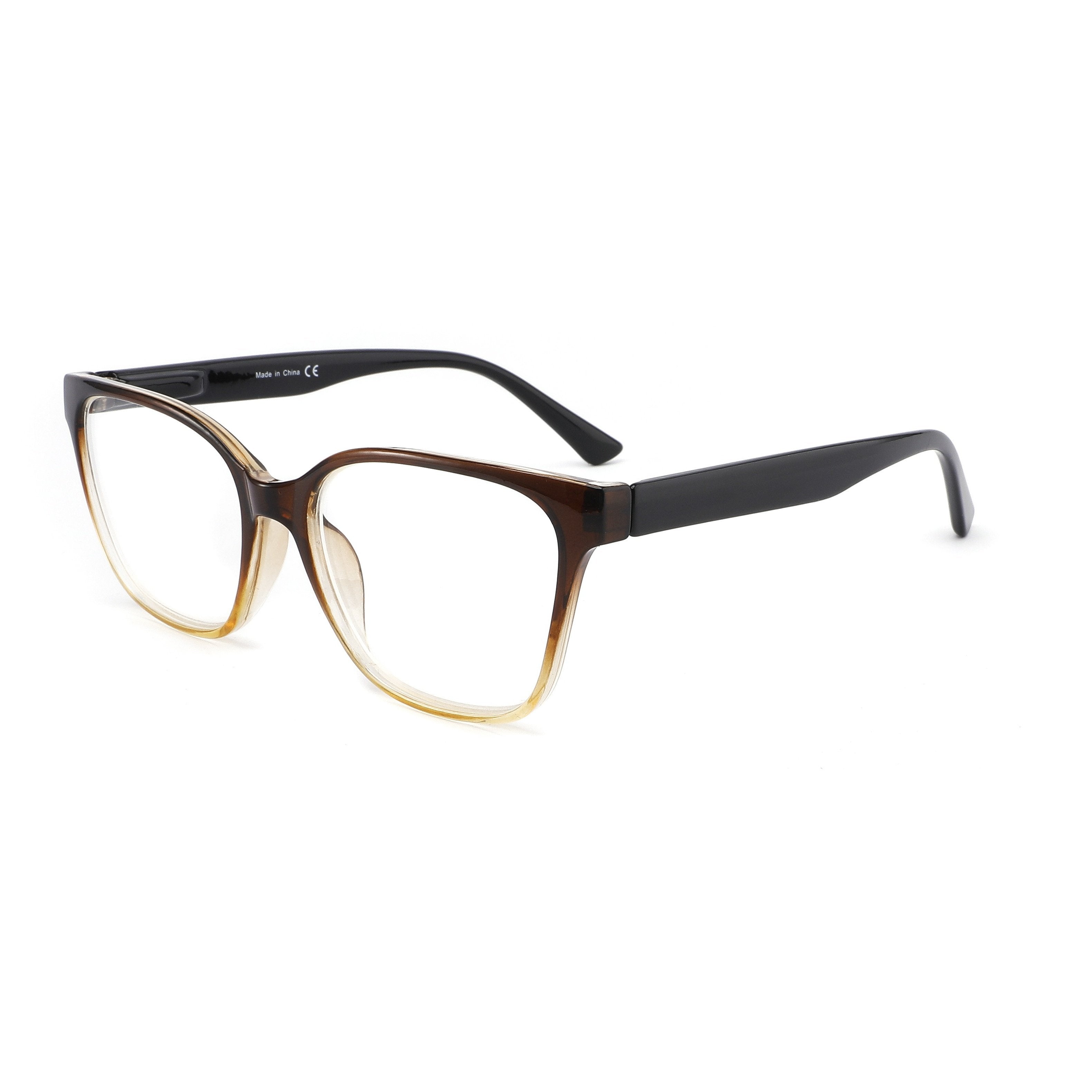 Premium Gradient Color Reading Glasses with Comfort Spring Hinge - Blue Light Blocking for Men & Women | Perfect for Office Work, Reading Books & Computer Use