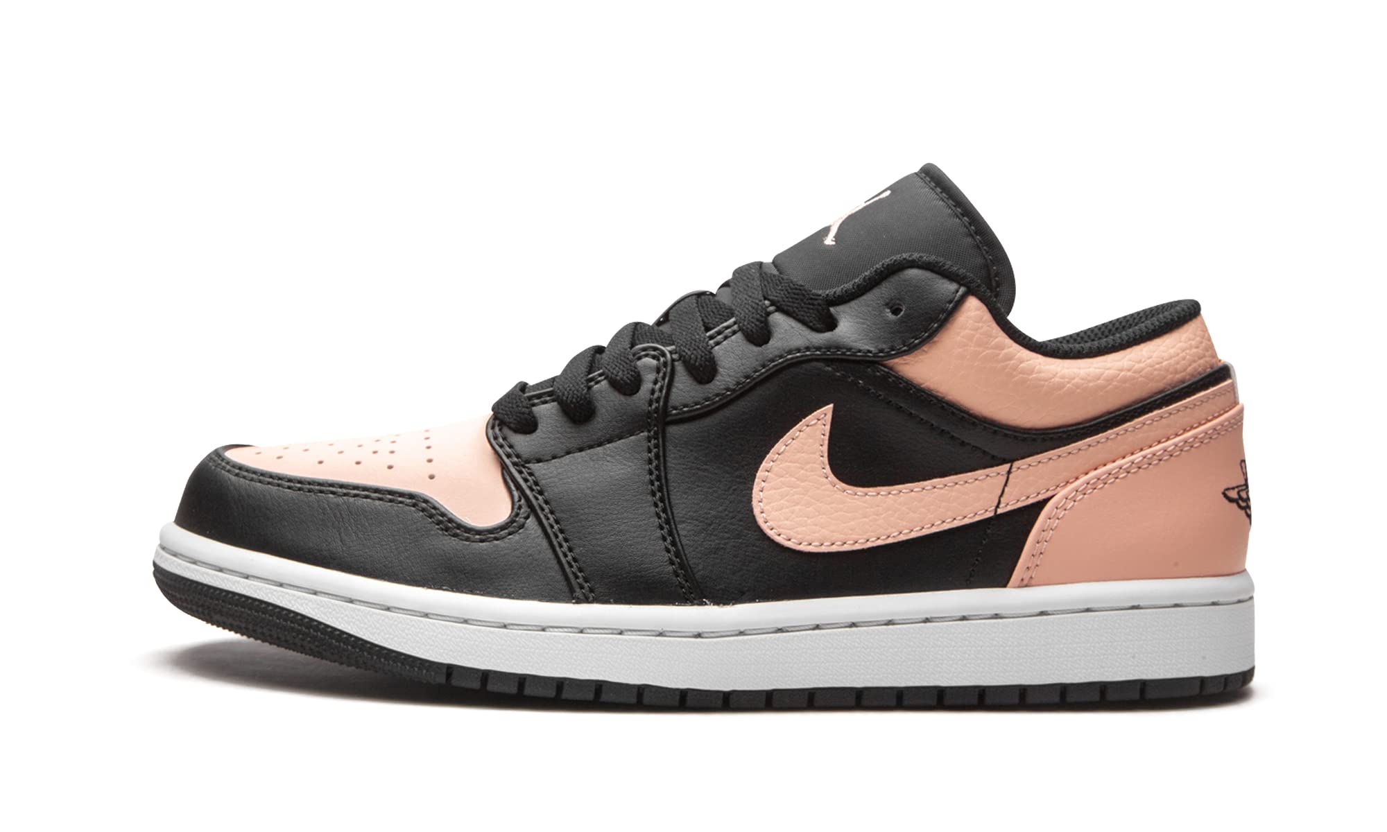 Jordan Men's Air 1 Low Sneakers 553558-034 Crimson Tint - Size 9 | Classic Basketball Shoes for Casual Wear & Street Style