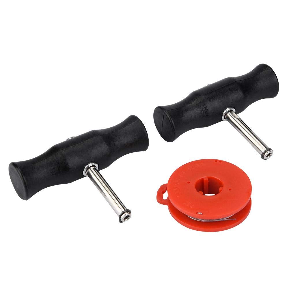 Acouto 3-Piece Professional Car Windshield Removal Tool Kit with Cutting Wire - Auto Glass Repair & Replacement for DIY Mechanics & Professionals