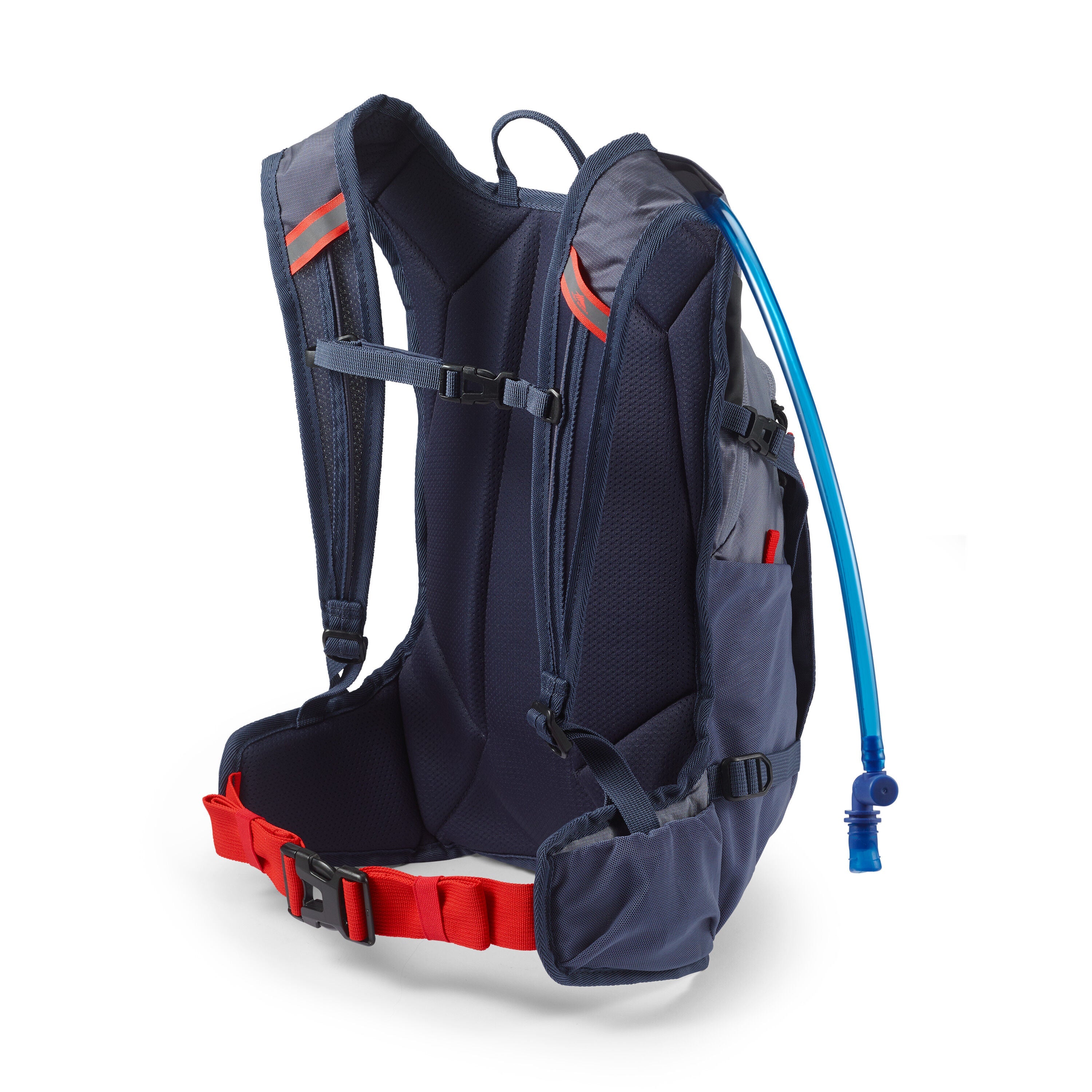 High Sierra Hydrahike 2.0 16L Hydration Backpack - Lightweight Water Pack for Hiking, Running & Outdoor Adventures - Grey Blue