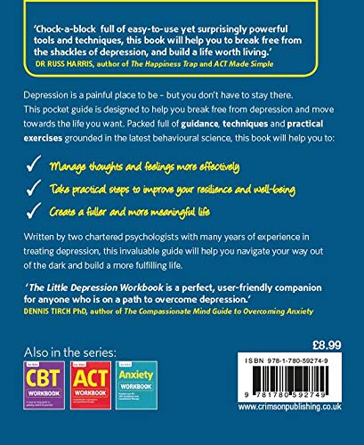 The Little Depression Workbook: Mindfulness, Compassion & Action to Build Your Best Life - Self-Help Guide for Anxiety Relief & Mental Wellness (Perfect for Therapy, Journaling & Personal Growth)