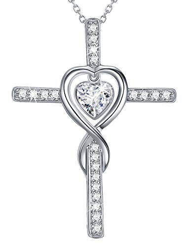01. April Birthstone Simulated Diamond Necklace