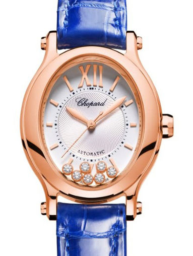 Chopard Happy Sport Oval Ethical Rose Gold & Diamonds Ladies Watch - Luxury Women's Timepiece for Gifts, Special Occasions & Everyday Elegance