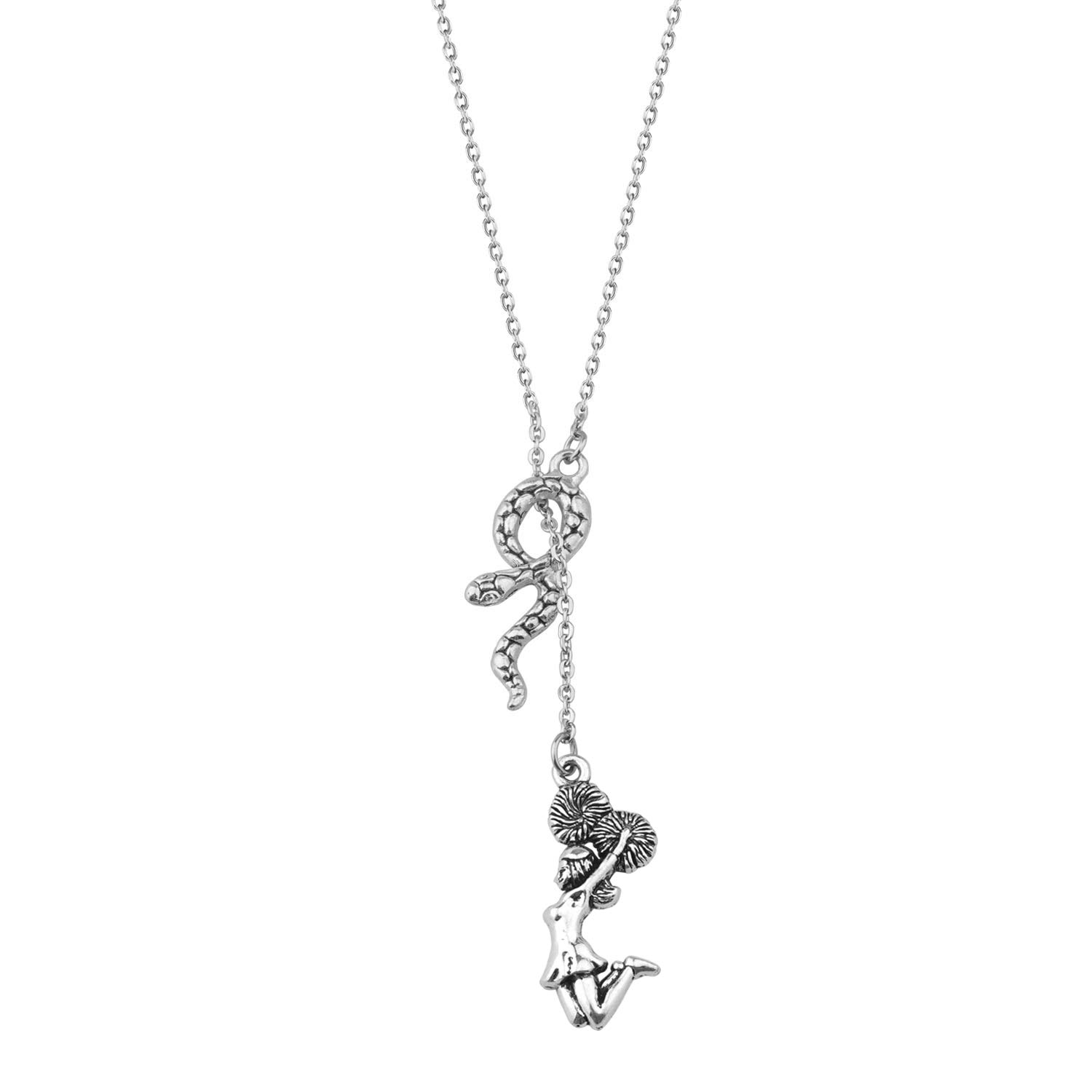 Riverdale Inspired Snake Necklace - Gothic Punk Jewelry for Women, Trendy Serpent Choker with Adjustable Chain - Perfect for Halloween, Cosplay, and Everyday Fashion Accessories