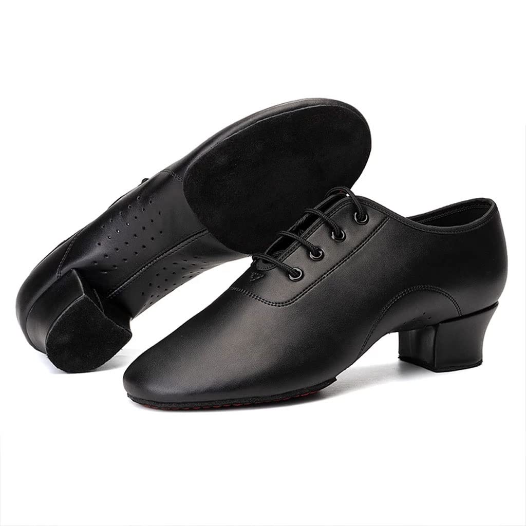WSSBK Men's Latin Dance Shoes - Ballroom, Tango, Modern & Jazz Dance Sneakers - Low Heel 3.5cm (1.4