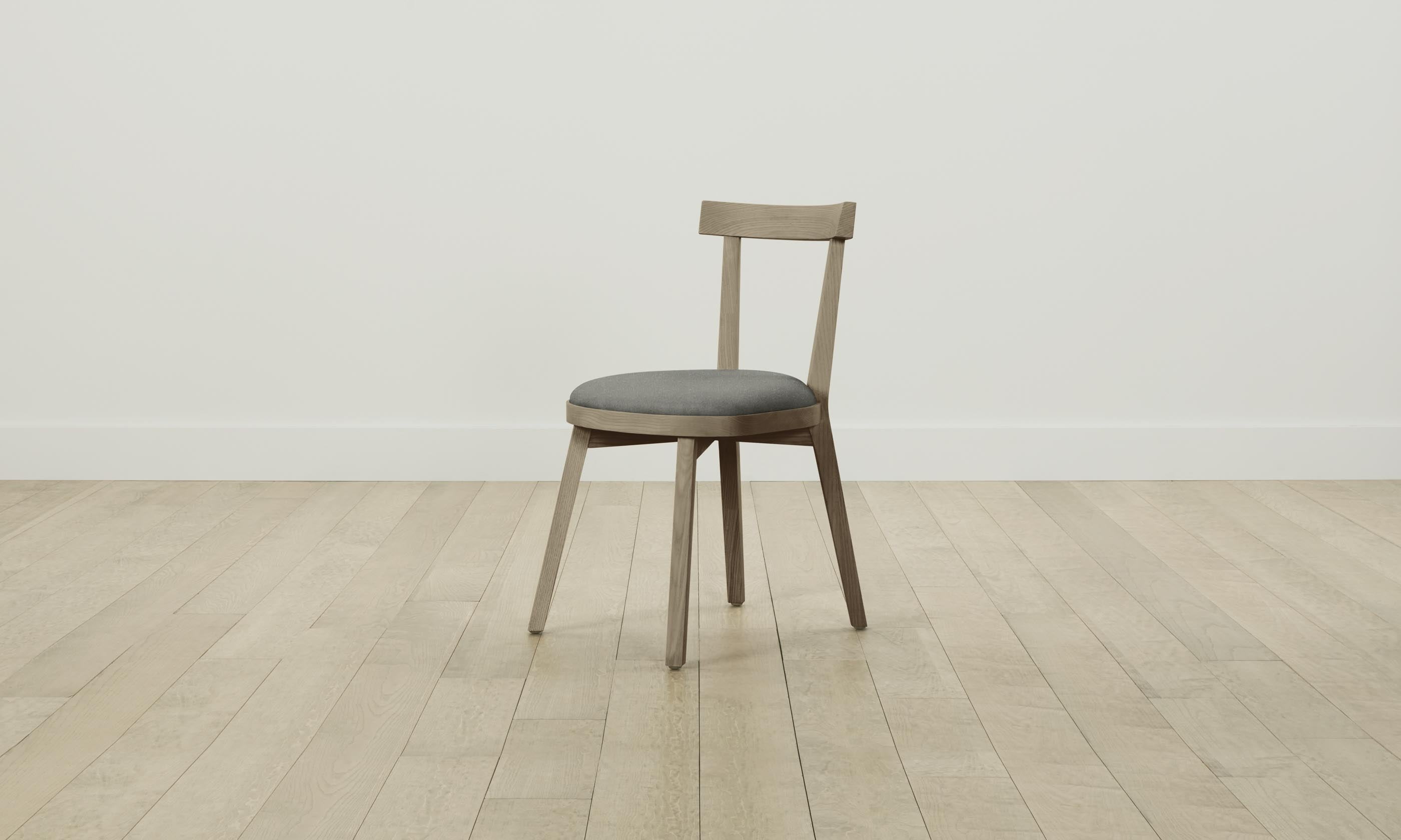 Allen Dining Chair - Modern Merino Granite Upholstered Seat - Perfect for Kitchen, Dining Room & Office Spaces
