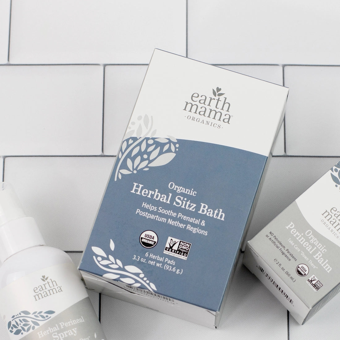 Organic Herbal Sitz Bath by Earth Mama - Postpartum Recovery & Perineal Care for Women - Perfect for Post-Birth Healing, Hemorrhoid Relief & Vaginal Soothing