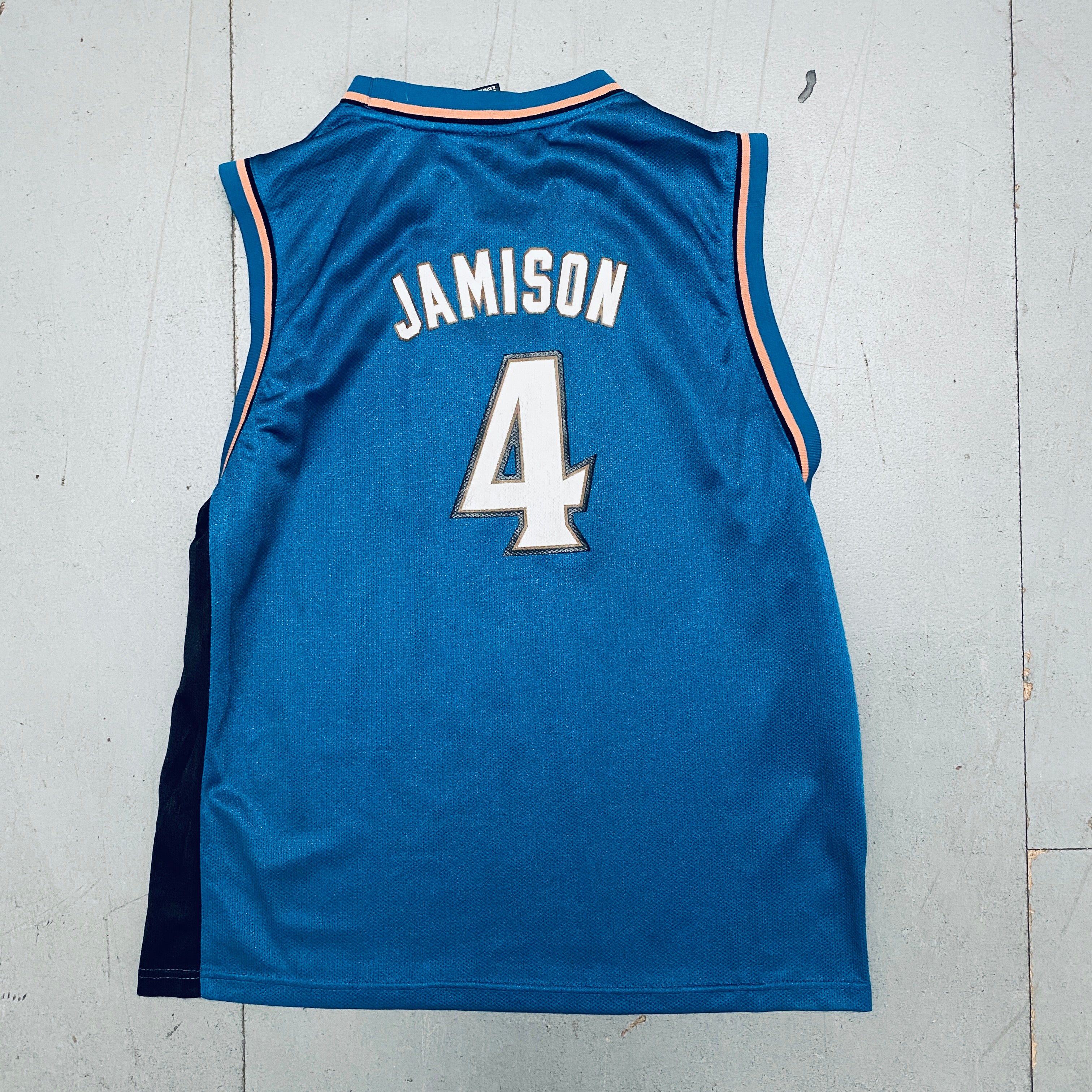 Washington Wizards Antawn Jamison 2004-05 Blue Reebok NBA Jersey Size S - Vintage Basketball Jersey for Fans, Collectors & Game Day Outfits