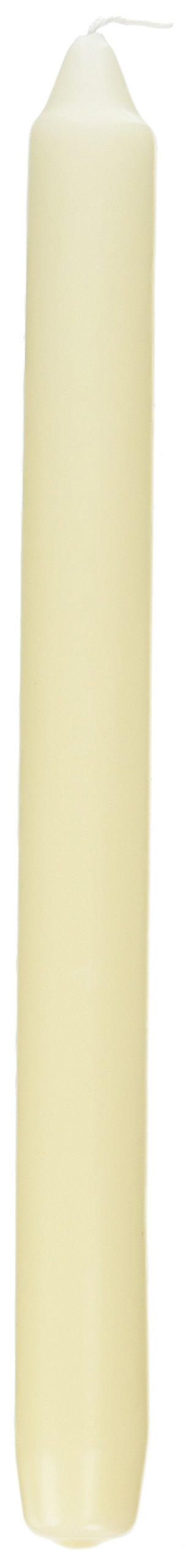 Spaas 10 Ivory Classic Dinner Candles - 3/4