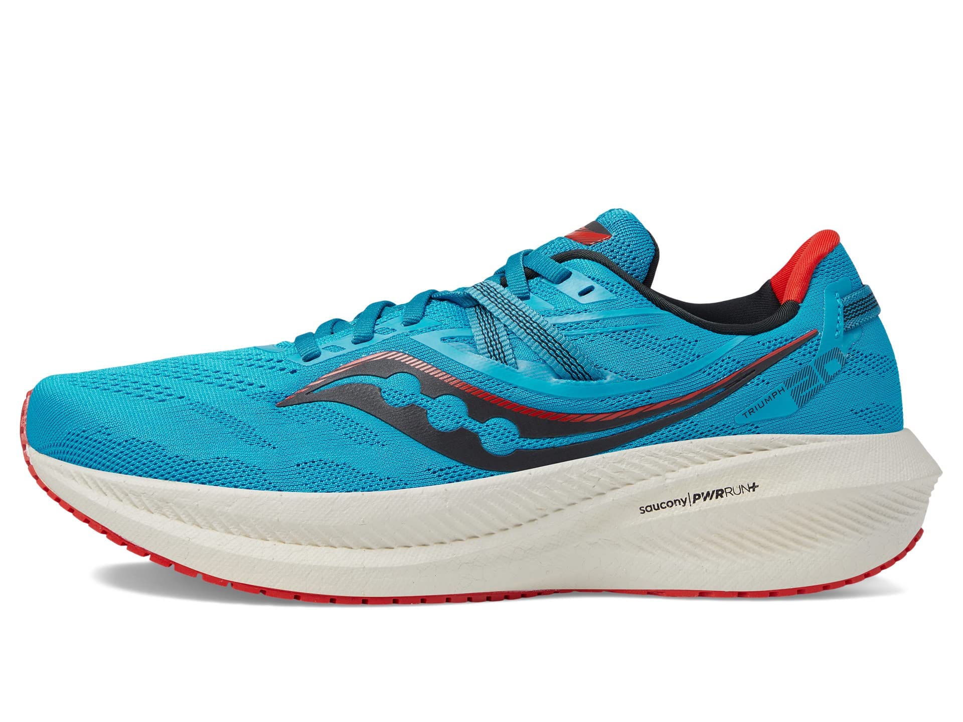 Saucony Men's Triumph 20 Running Shoes - Lightweight Cushioned Sneakers for Long Distance Training & Road Running | Perfect for Marathon, Jogging & Gym Workouts