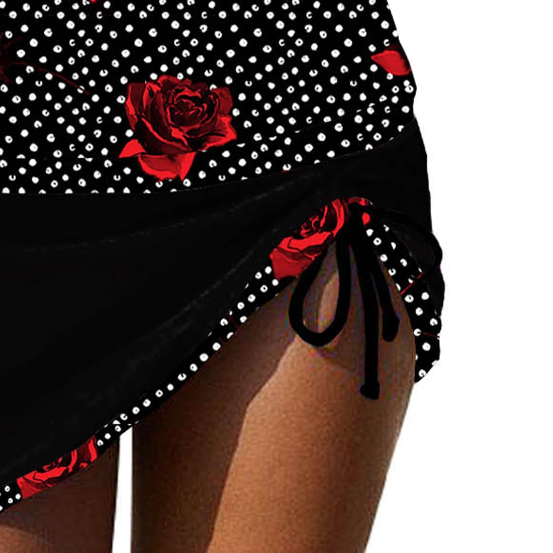 REKITA Sexy Tankini Swimsuits with Skirt - 2 Piece Color Block Swimwear for Women | High Waist Bikini Set, Summer Beachwear, Pool Party Outfit, Vacation Swim Suit
