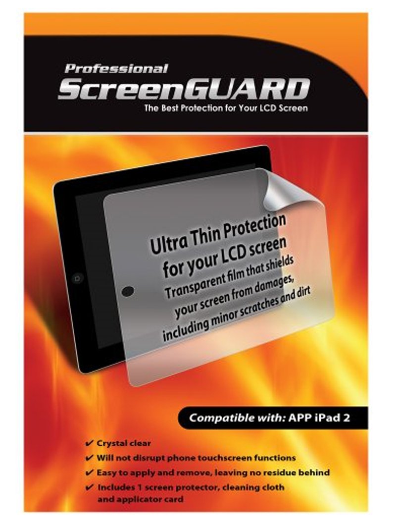 Premium Anti-Scratch Screen Protector for iPad & iPad 2 - HD Clear, Bubble-Free Protection for Work, Study & Entertainment