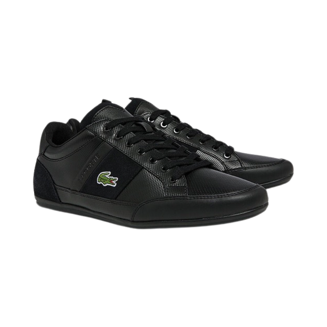 Lacoste Chaymon BL 222 CMA Black Men's Casual Sneakers - Comfortable Walking Shoes for Daily Wear & Outdoor Activities