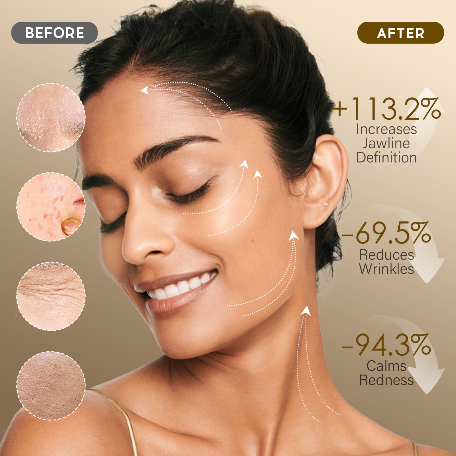 Microcurrent Conductive Face Gel with Hyaluronic Acid & Snail Mucin | Hydrating Collagen Primer for Facial Devices | Fragrance-Free, Paraben-Free Skincare | Perfect for At-Home Microcurrent Treatments & Anti-Aging Routine