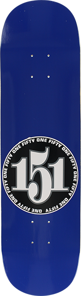 151 Team Numbers Skateboard Deck 8.0