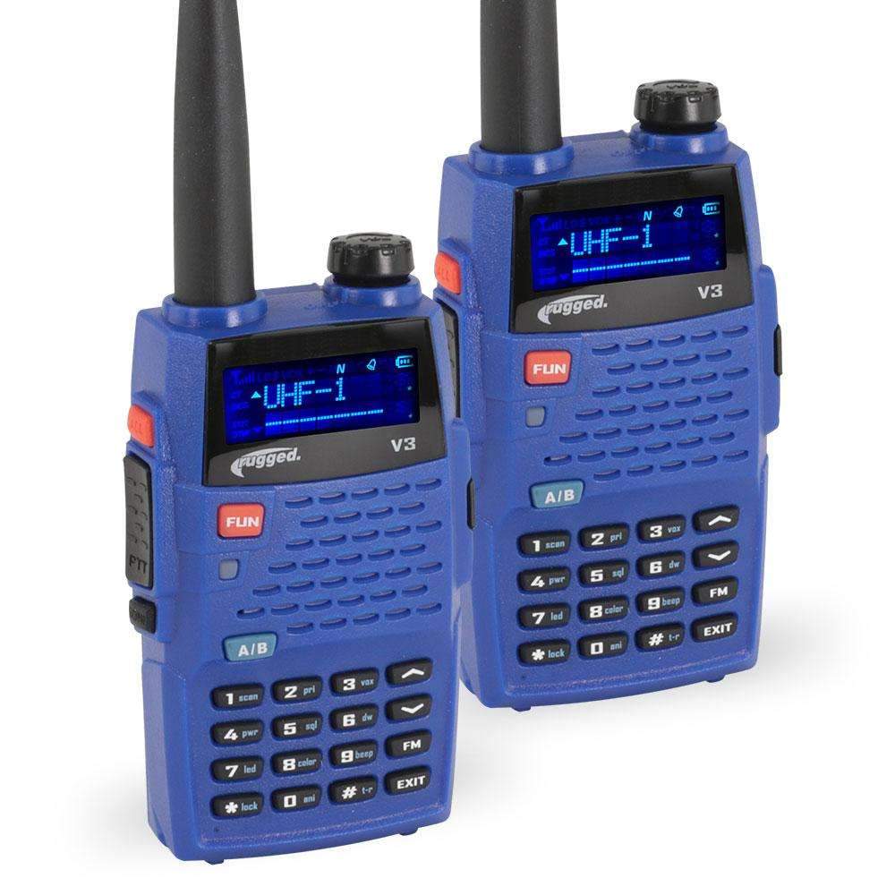V3 READY PACK Rugged Business Two-Way Radios - Analog Handheld Walkie Talkies for Construction, Warehouses & Outdoor Adventures