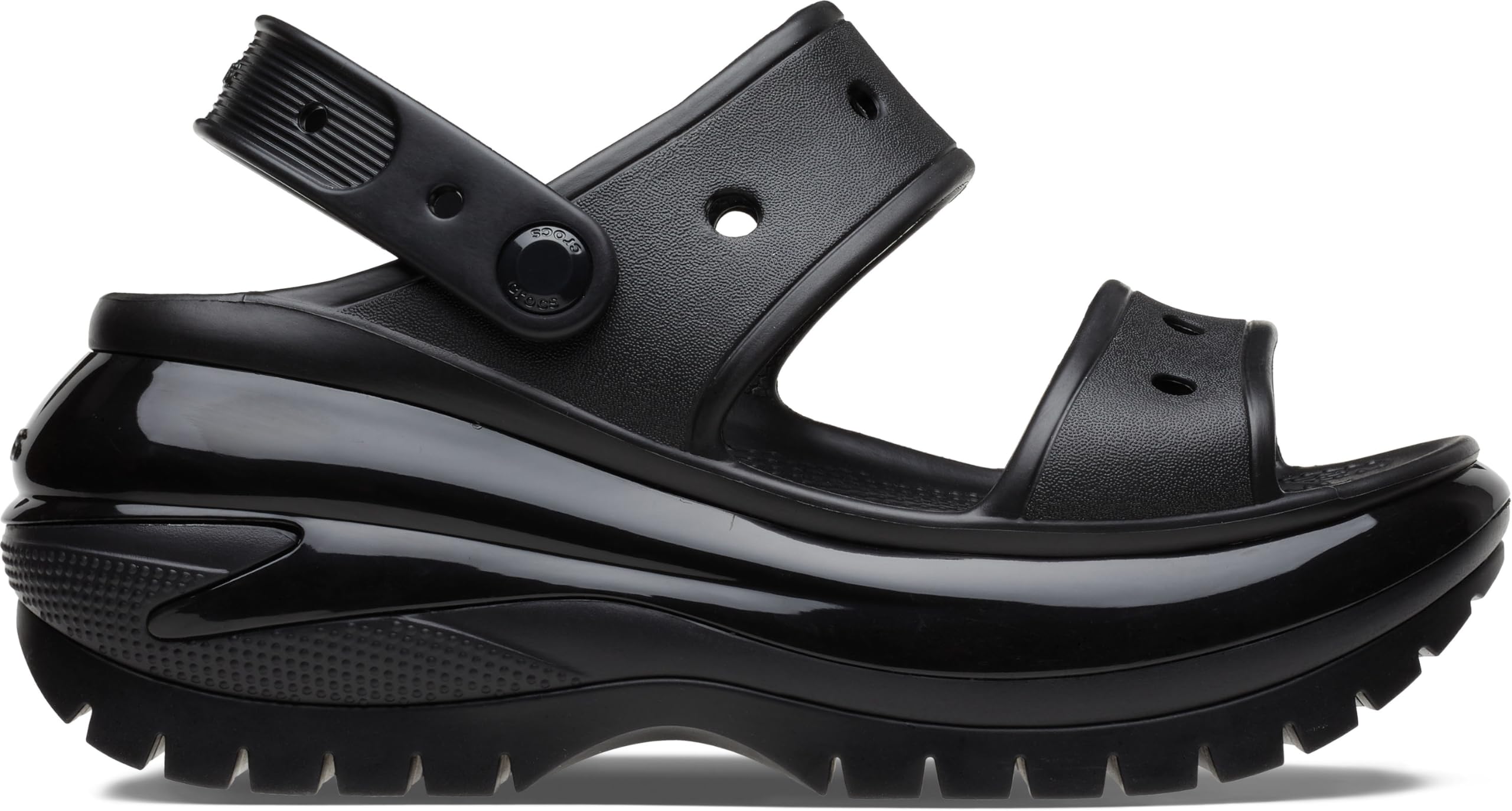 Crocs Unisex Classic Mega Crush Platform Sandals Wedge - Comfortable & Durable Summer Shoes for Beach, Pool, and Outdoor Activities