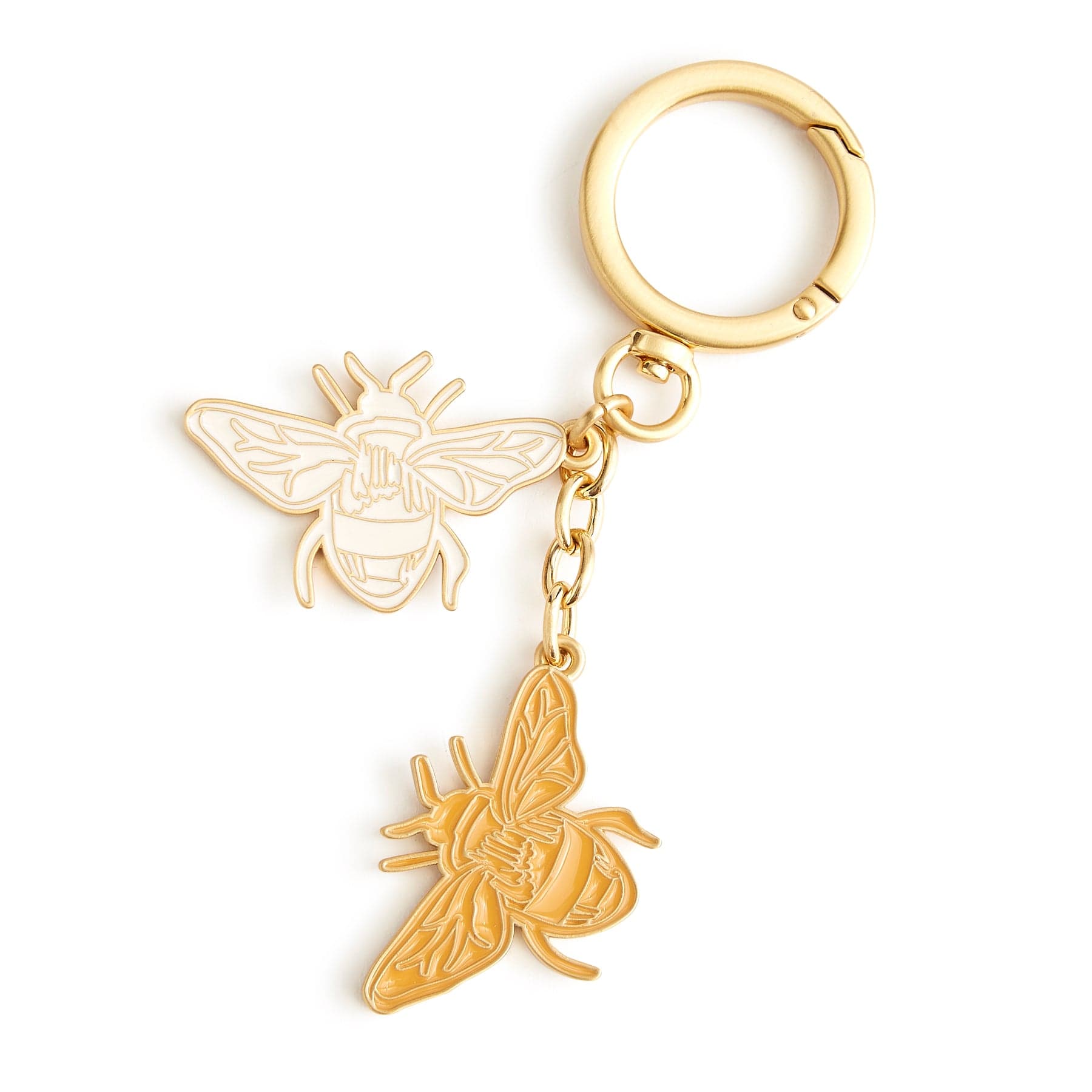 Enamel Bee Keychain - Cute Bee Shaped Keyring for Women & Men - Perfect for Keys, Bags & Gifts | Durable & Stylish Accessory for Everyday Use