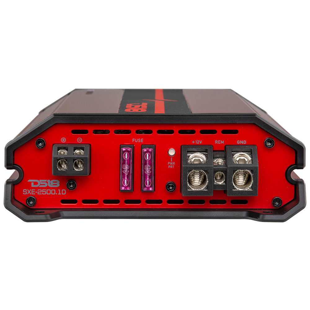 SXE Class D 1 Channel Amplifier 800 Watts RMS @ 1 Ohm - High Power Mono Car Audio Amp for Subwoofers and Sound Systems