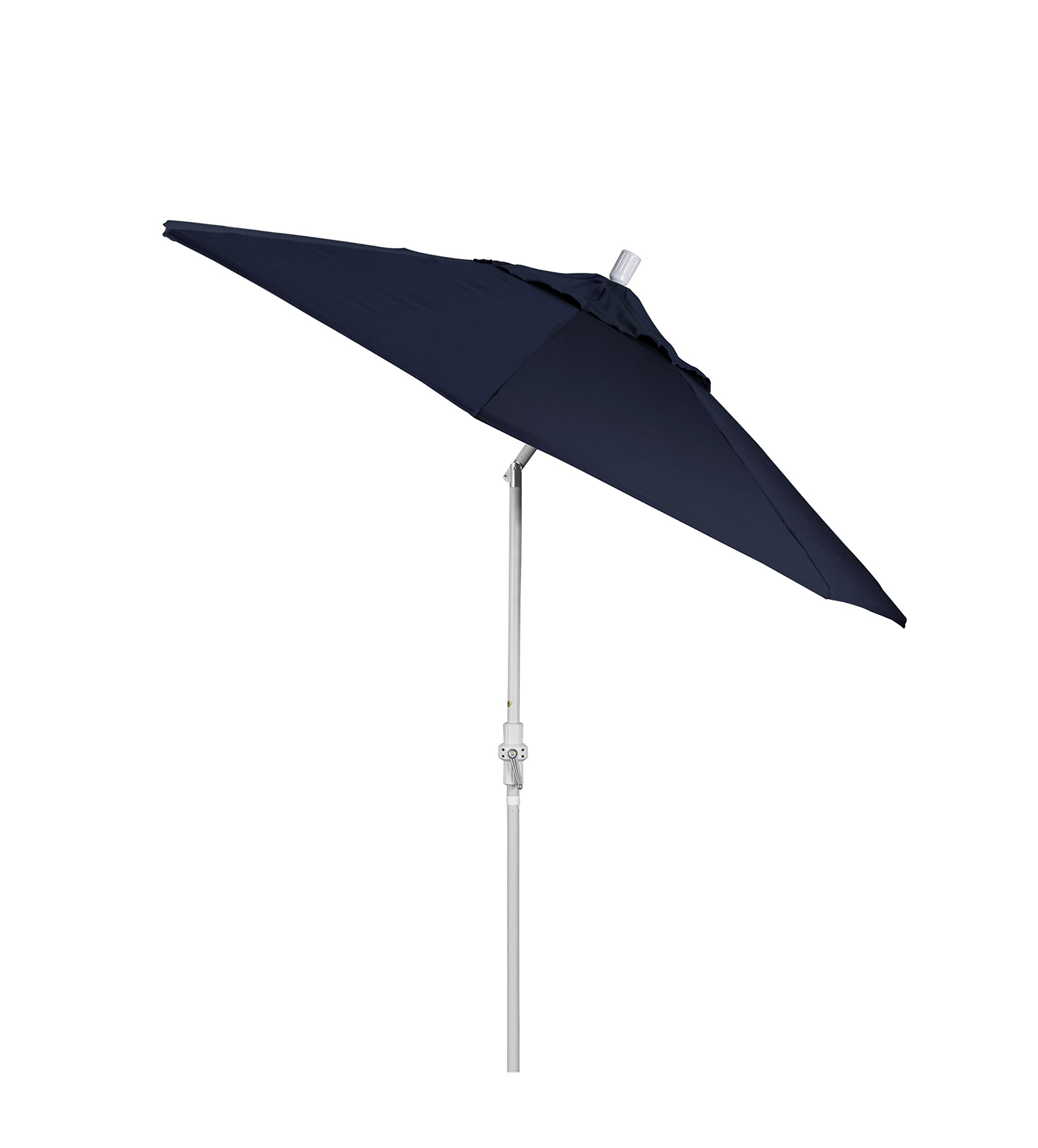 9' Round California Umbrella with Aluminum Pole & Fiberglass Ribs - Outdoor Patio, Garden, Poolside, and Backyard Shade Solution