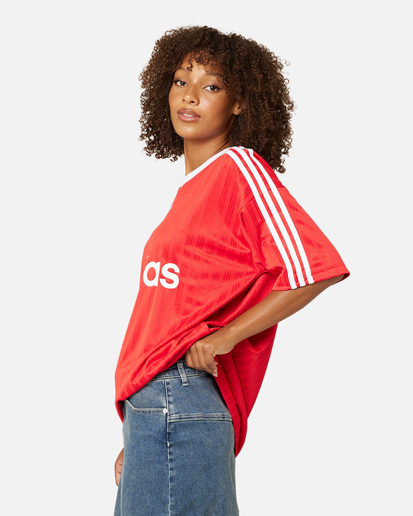 Adidas Adicolor T-Shirt - Better Scarlet/White - Men's Casual Short Sleeve Tee for Sports, Gym & Everyday Wear