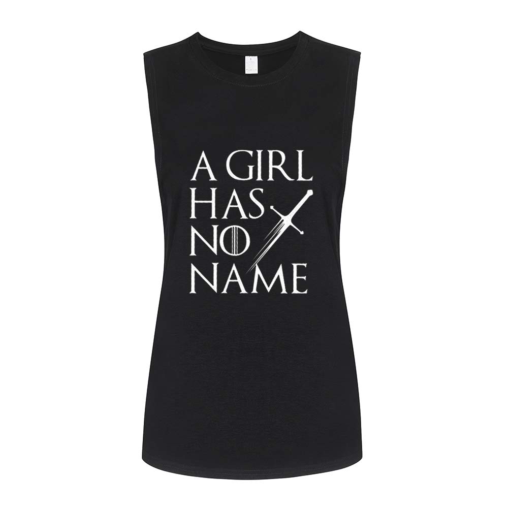 FANNOO Women's Workout Muscle Tank Tops - Game of Thrones Inspired Gym Shirts with Funny Sayings | Crossfit Training & Summer Workout Sleeveless Tops for Women