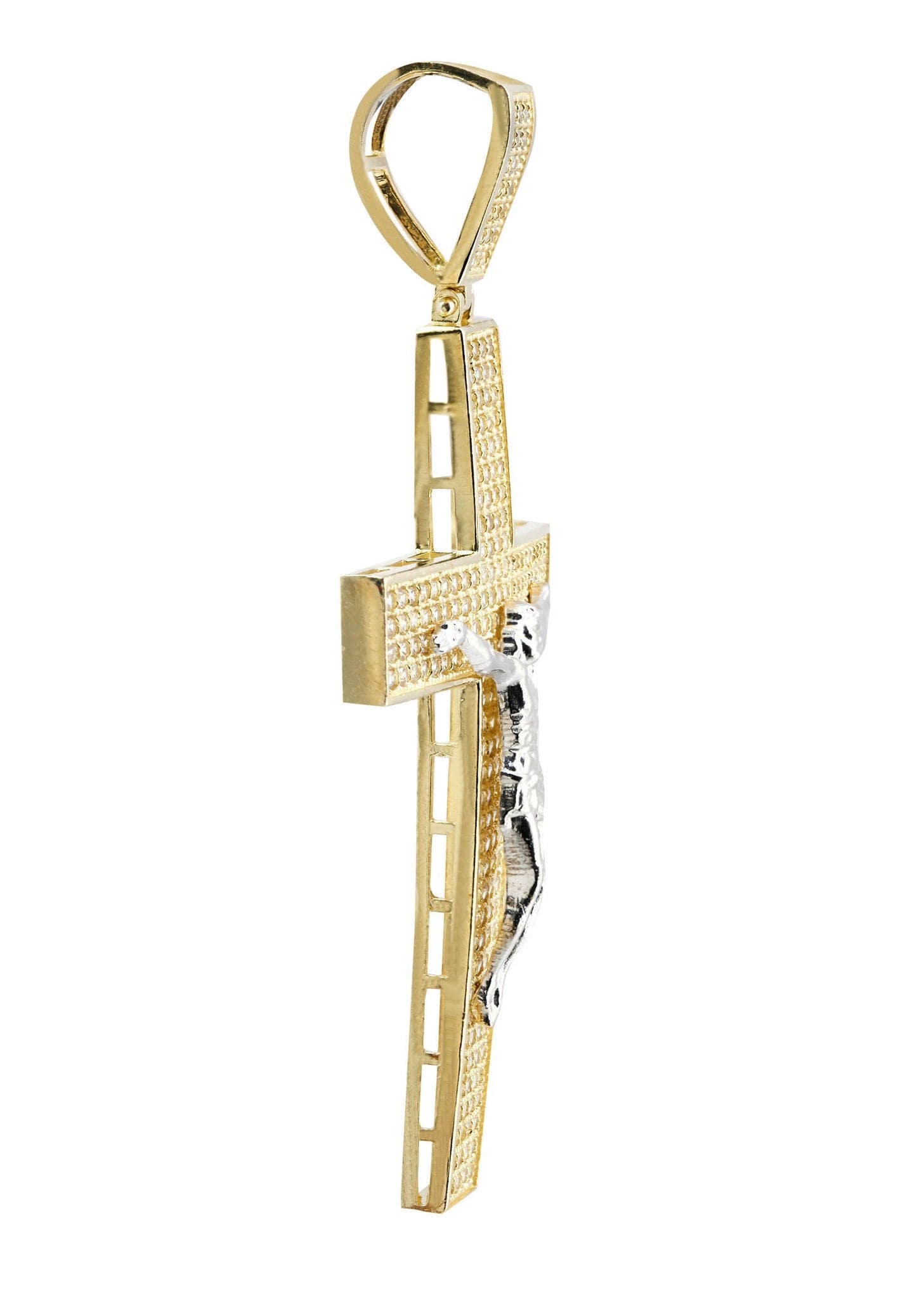 10K Gold Cross Pendant for Women & Men - 7 Grams Crucifix Necklace for Everyday Wear & Religious Gifts