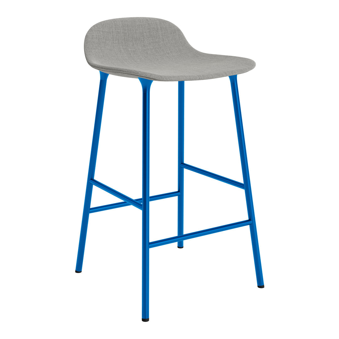 Modern Form Counter Stool with Sturdy Metal Legs & Comfortable Upholstered Seat - Perfect for Kitchen Islands, Breakfast Bars & Home Decor
