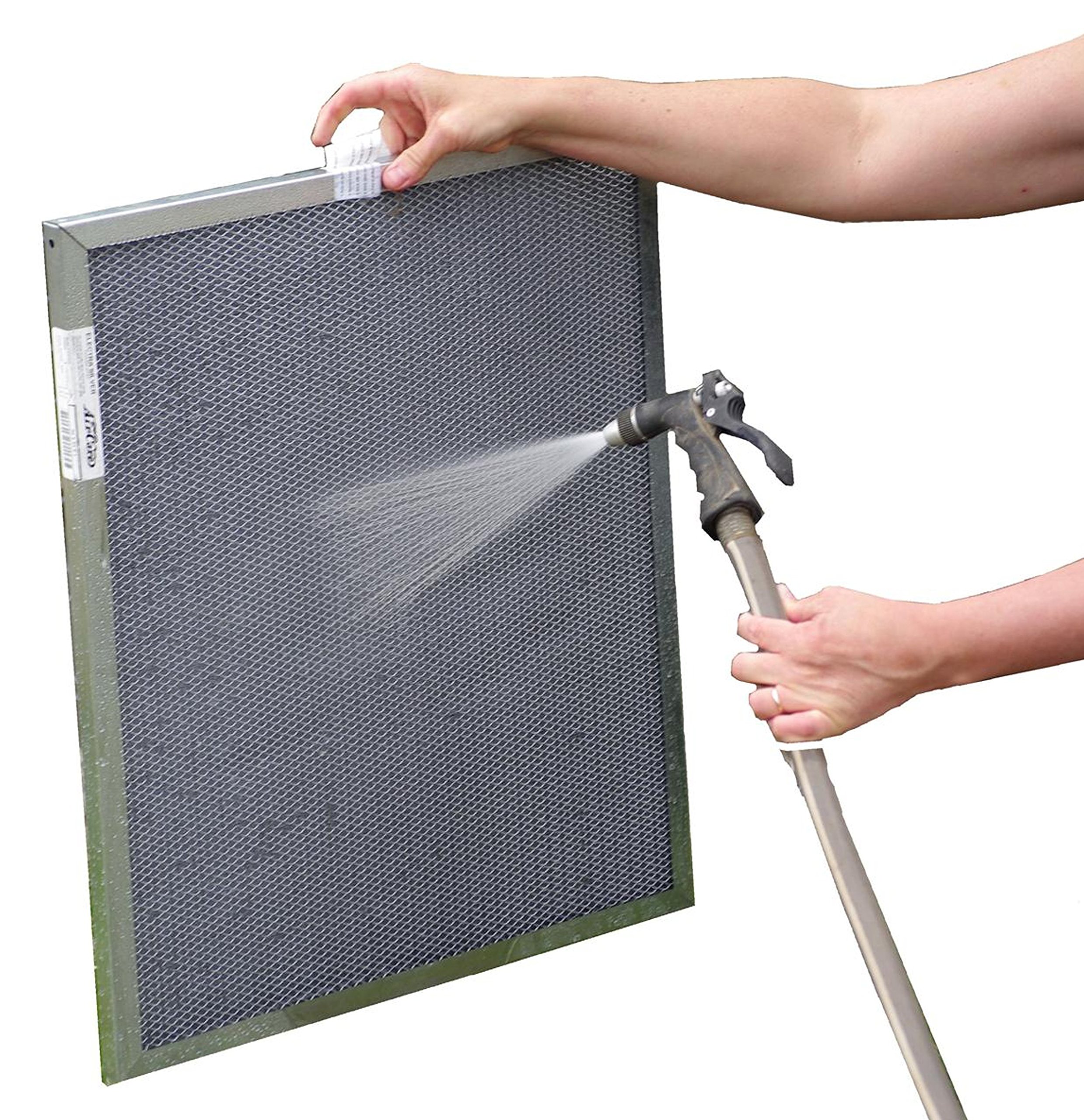 17x24x1 Electrostatic Washable Permanent Air Filter for HVAC & Furnace - Reusable AC Filter for Home, Office & Commercial Use - Improves Indoor Air Quality & Reduces Allergens