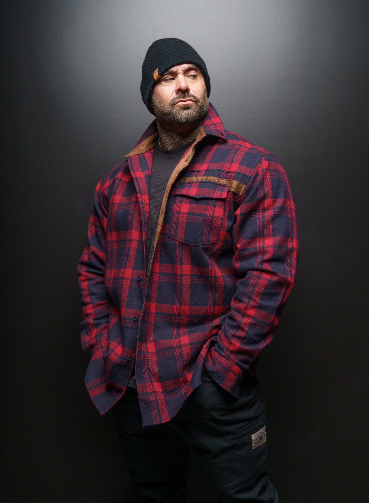 Men's Forever Flannel Shirt - Classic Red Plaid for Casual & Outdoor Wear - Perfect for Fall, Winter & Layering