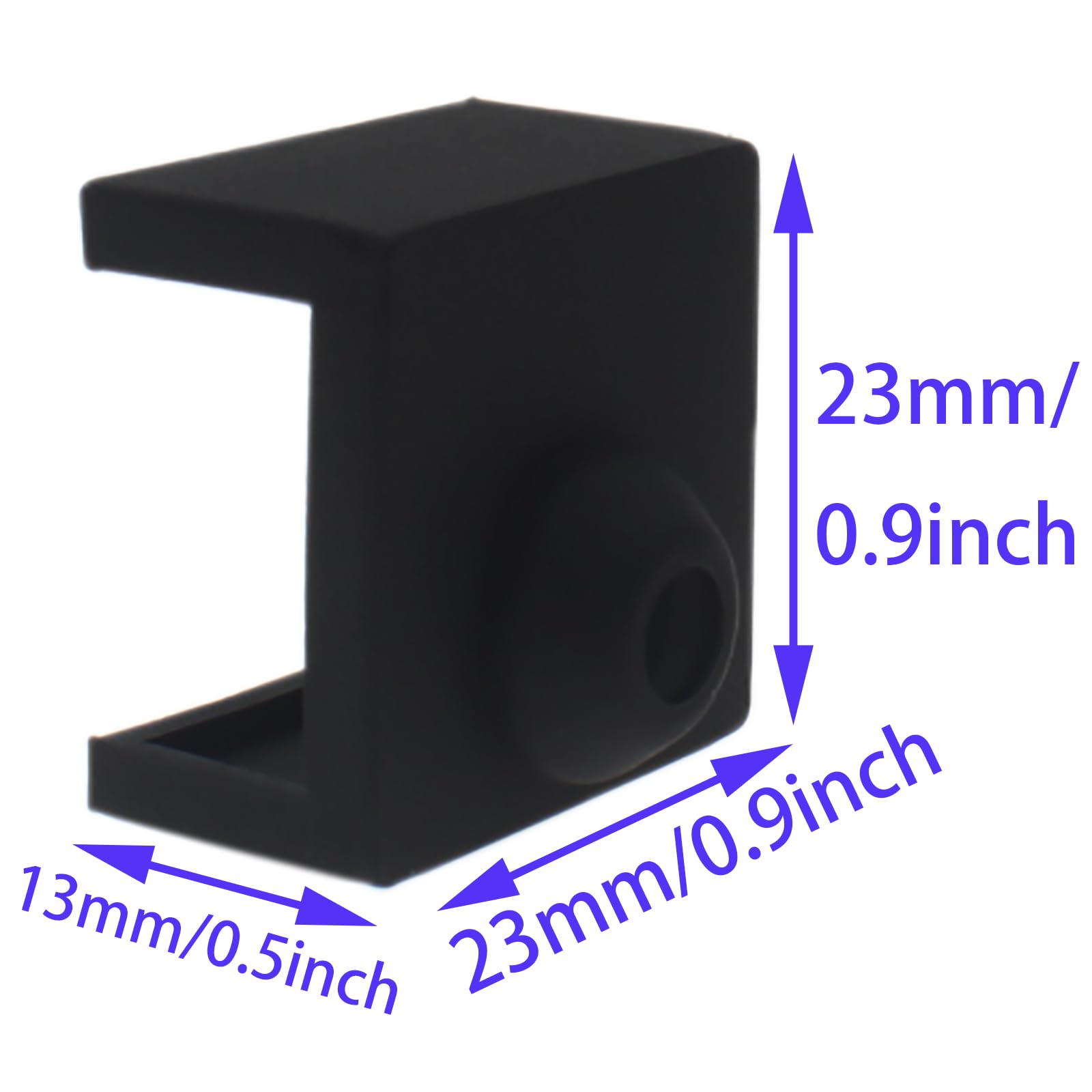 5PCS 3D Printer Heater Protective Cover - Black Silicone Hotend Sock for Ender 3, CR10 - High Temperature Resistant, Dust Proof for Smooth 3D Printing