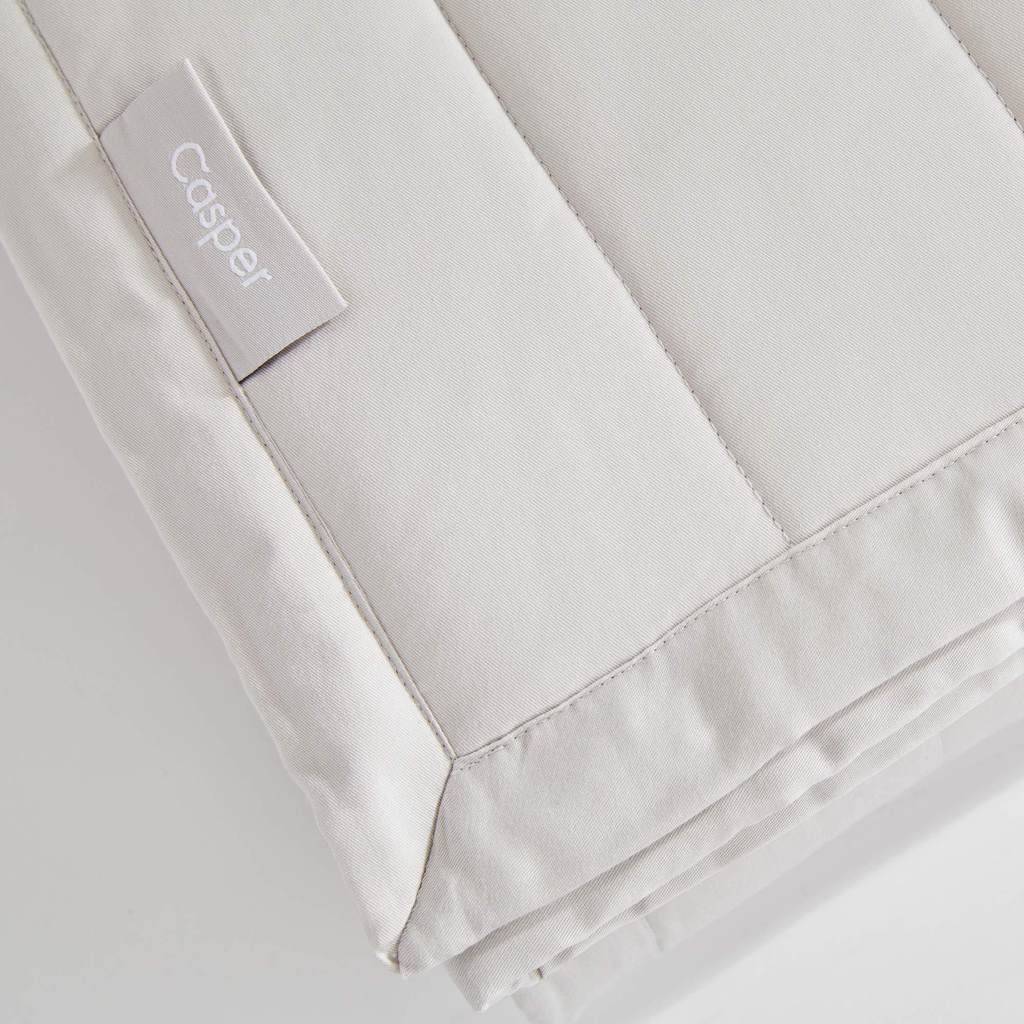 Casper Sleep Weighted Blanket 20 lbs - Premium Gray Weighted Blanket for Adults, Deep Pressure Therapy for Anxiety Relief & Better Sleep - Perfect for Bedroom, Couch & Travel Use