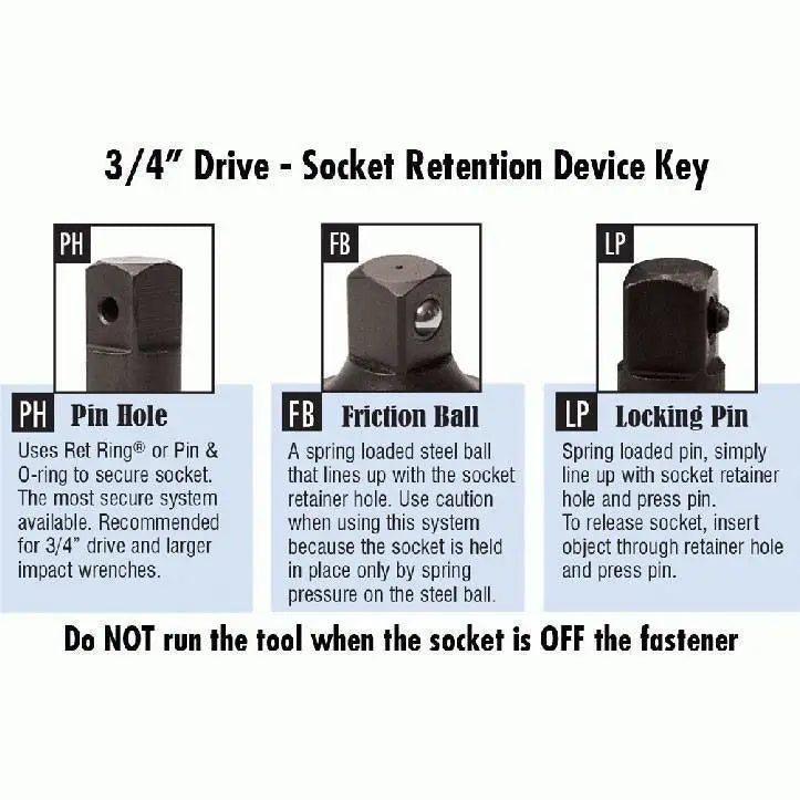 GP #5 Spline Drive Adapters - Heavy Duty Power Tool Accessories for Drills, Impact Wrenches & Automotive Repairs | Perfect for Mechanics, DIY & Construction Projects