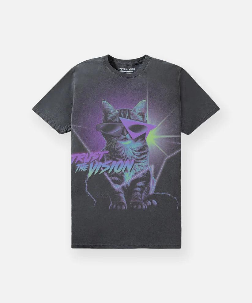 PAPER PLANES Trust the Vision Graphic T-Shirt for Men & Women - Casual Streetwear Tee for Everyday Wear