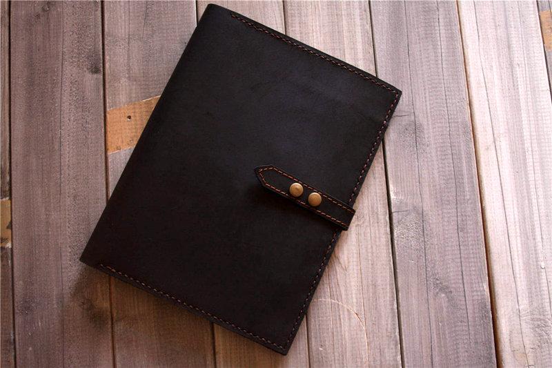 Premium Custom Leather Laptop Case Sleeve - Handmade Genuine Leather Protective Cover for MacBook Pro/Air & Windows Laptops 13-15.6